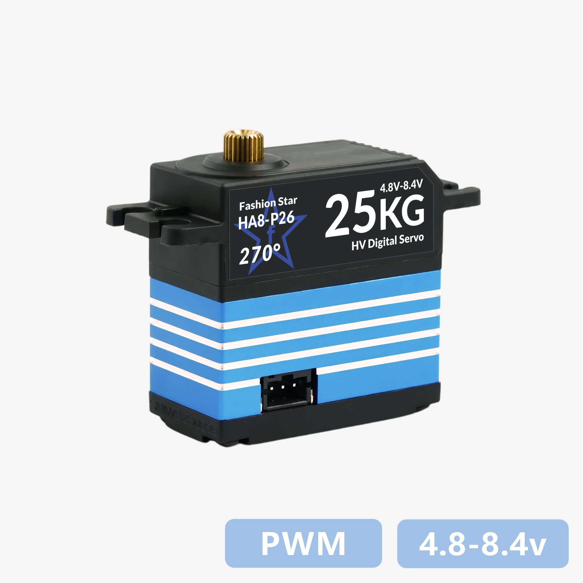 servo_ha8_p26_wiki_primary HA8-P26 7.4V PWM Digital Servo Motor